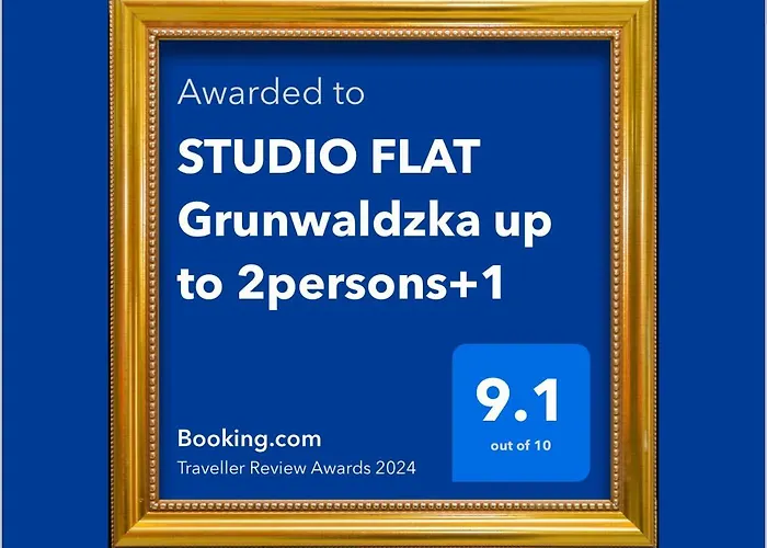 Studio Flat Grunwaldzka Up To 2Persons+1